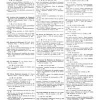 0093 - Page 47 - Juillet 1941. [11] Annales de l'Institut Pasteur..., Paris... / [12] Archives des maladies de l'appareil digestif et des maladies de la nutrition..., Paris... / [13] Journal de chirurgie..., Paris... / [14] La Médecine..., Paris... / [15] Revue médicale française..., Paris... / [16] Revue de médecine..., Paris... / [17] Revue de chirurgie..., Paris... / [18] Journal de médecine de Bordeaux et du Sud-Ouest..., Bordeaux... / [19] Echo médical du Nord..., Lille... / [19bis] Journal des sciences médicales de Lille / [20] Journal de médecine de Lyon..., Lyon...