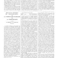 0624 - Page 604 - Travaux originaux. L'abcès gangréneux du poumon par inhalation d'eau de mer. Par E. Rist... / Résultats du traitement des «indications-limites» de la tuberculose pulmonaire par la thoracoplastie. Par MM. A. Bernou et J. Avertain...