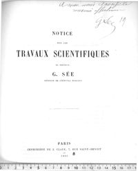 0001 - Page sans numérotation - [Page de titre ; dédicace manuscrite]
