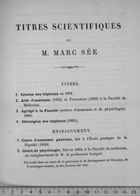 0001 - Page 1 - Titres / Enseignement