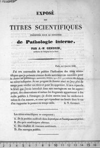 0001 - Page 1 - «Paris, ce 3 janvier 1840. J'ai cru convenable de publier [...]»