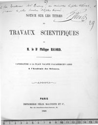0001 - Page sans numérotation - [Page de titre ; dédicace manuscrite]