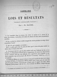 0001 - Page 1 - Sommaire des lois et résultats touchant l'hdraulique fluviale...
