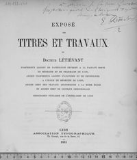 0001 - Page sans numérotation - [Page de titre ; dédicace manuscrite]