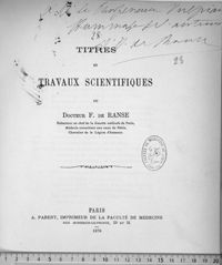 0001 - Page sans numérotation - [Page de titre ; dédicace manuscrite]