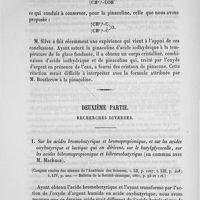 0018 - Page 18 - Première partie. Travaux sur les acétones et sur les aldéhydes / Deuxième partie. Recherches diverses