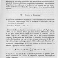 0073 - Page 73 - VI. Théorie analytique de la chaleur, et physique / VII. Analyse et géométrie
