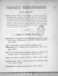 0001 - Page sans numérotation - I. Chimie et histoire naturelle