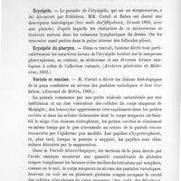0018 - Page 18 - Travaux scientifiques. Pathologie et anatomie pathologique générales. Inflammations et maladies générales causées par les bactéries