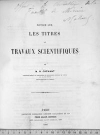 0001 - Page sans numérotation - [Page de titre ; dédicace manuscrite]