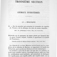 0083 - Page 79 - Troisième section. Animaux invertébrés. I. Mollusques