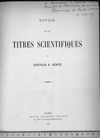0001 - Page sans numérotation - [Page de titre ; dédicace manuscrite]