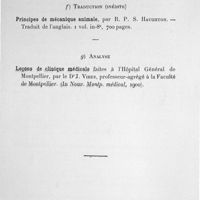 0044 - Page 44 - Travaux scientifiques. V. Divers. e. Thèses / f. Traduction (inédite) / g. Analyse