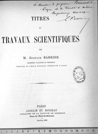 0001 - Page sans numérotation - [Page de titre ; dédicace manuscrite]