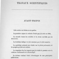 0005 - Page 3 - Travaux scientifiques. Avant-propos