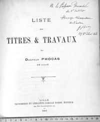 0001 - Page sans numérotation - [Page de titre ; dédicace manuscrite]