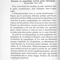 0016 - Page 16 - Travaux scientifiques. II. Chirurgie du sympathique cervical