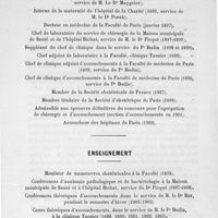0003 - Page sans numérotation - Titres scientifiques / Enseignement