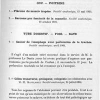 0043 - Page 43 - Travaux scientifiques. Cou. - Poitrine / Tube digestif. - Foie. - Rate