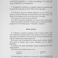 0020 - Page 20 - Travaux de chimie organique. Matières colorantes de la Garance. Applications / Rouge garancé