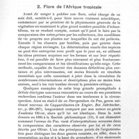 0013 - Page 13 - Publications. I. Exposé méthodique. 1. Asparaginées à rhizomes / 2. Flore de l'Afrique tropicale