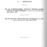 0012 - Page 10 - Travaux scientifiques. II. Médecine