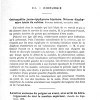 0013 - Page 11 - Travaux scientifiques. III. Chirurgie
