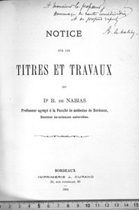 0001 - Page sans numérotation - [Page de titre ; dédicace manuscrite]