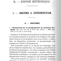 0010 - Page 10 - Travaux scientifiques. B. Exposé méthodique. I. Anatomie & expérimentation. A. Anatomie