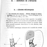 0045 - Page 47 - Travaux scientifiques. B. Exposé méthodique / IV. Chirurgie de l'intestin. A. Lésions mécaniques