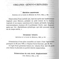 0062 - Page 60 - Travaux scientifiques. Organes génito-urinaires
