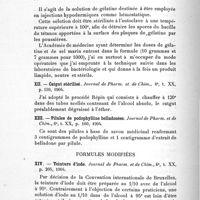 0080 - Page 66 - Travaux scientifiques. Titre V. Pharmacie. Formules nouvelles / Formules modifiées