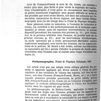 0050 - Page 50 - Travaux de physiologie normale et pathologique. Technique expérimentale