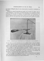 Fig. 34. Instrument pour l'enchevillement du col du fémur avec la vis et le tourne-vis - Exposé des  [...]