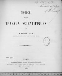 0001 - Page sans numérotation - [Page de titre ; dédicace manuscrite]