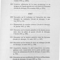 0023 - Page 21 - Liste des travaux (de 1913 à 1918). 1916 / 1917