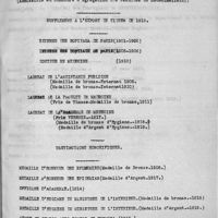 0003 - Page sans numérotation - Titres civils, militaires et universitaires du Docteur René Benard (Admissible au concours d'agrégation des Facultés de médecine 1913). Supplément à l'exposé de titres de 1913 / Distinctions honorifiques / Enseignement