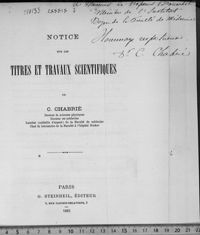0001 - Page sans numérotation - [Page de titre ; dédicace manuscrite]