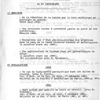 0003 - Page sans numérotation - 1. Mémoires / 2. Publications. 1920 / 1921