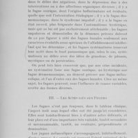 0049 - Page 48 - Séance du lundi 2 août ; séance de l'après-midi. École de médecine. Premier rapport. Les fugues en psychiatrie (M. Victor Parant...). II. Division des fugues / III. Les actes liés aux fugues