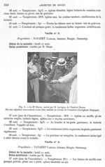 Fig. 3. Le Dr Doyen, assisté de M. Lavigne, de l'institut Doyen, fait une injection sous-cutanée à u [...]