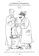 Le Dr Salimbeni et le Dr Dopter à Marseille (Épidémie de choléra de Marseille. Été 1911) - Paris méd [...]
