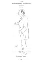 [Caricature par Bils : ] Le Professeur Prenant - Paris médical : la semaine du clinicien