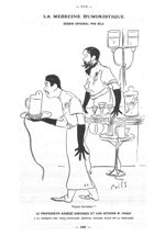 [Caricature par Bils : ] Le Professeur agrégé Chevassu et son interne M. Paraf à la clinique des voi [...]