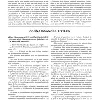 0063 - Page 49 - La médecine aux colonies. La vaccine obligatoire en Cochinchine / Connaissances utiles. Loi du 16 novembre 1912 modifiant l'article 340 du code civil, (Reconnaissance judiciaire de la paternité naturelle)
