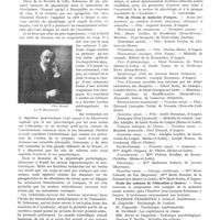 0073 - Page 59 - Nouvelles. M. Delezenne est nommé membre de l'Académie de médecine / Prix de l'École de médecine d'Angers / École des sciences de l'éducation à Genève