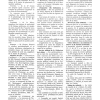 0121 - Page 105 - La vie Médicale. Écoles de médecine / Hôpitaux de Lille / Hôpitaux d'Amiens / Hôpitaux de Caen / L'inspection des habitations à bon marché / Service médical de la Préfecture de la Seine / Service de santé militaire / Union fédérative des médecins de réserve et de l'armée territoriale / Maison du médecin / Congrès international de médecine tropicale / Mouvement dans les asiles de la Seine