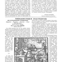 0135 - Page 117 - Chronique scientifique. Ce qu'on voit au salon de l'automobile [Roger Couturier] / Thérapeutique d'autrefois. Une extraordinaire pharmacopée. Cloportes - Punaises - Fourmis - Poux. Vers de terre (XVIe-XVIIe siècles), par le Dr Julien Roshem