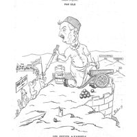0559 - Page 491 - La médecine humoristique. Le Dr Variot. Dessin original, par Gilb
