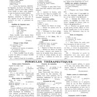 0561 - Page 493 - Diététique. Formules pour enfants (Mme Moll-Weiss) / Formules thérapeutiques. Potion contre l'hématurie [Lange] / Sirop contre la coqueluche [H. Roger] / Fissures du mamelon [Unna] / Gerçures du sein [Pinard] / Pilules contre la ménorragie [Raciborski] / Poudre contre la ménorragie [Delioux] / Pommade contre le lupus [Lutz]